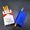 ท่อสูบบุหรี่โลหะอลูมิเนียมพร้อมที่เก็บยาสูบช้อนโลหะ